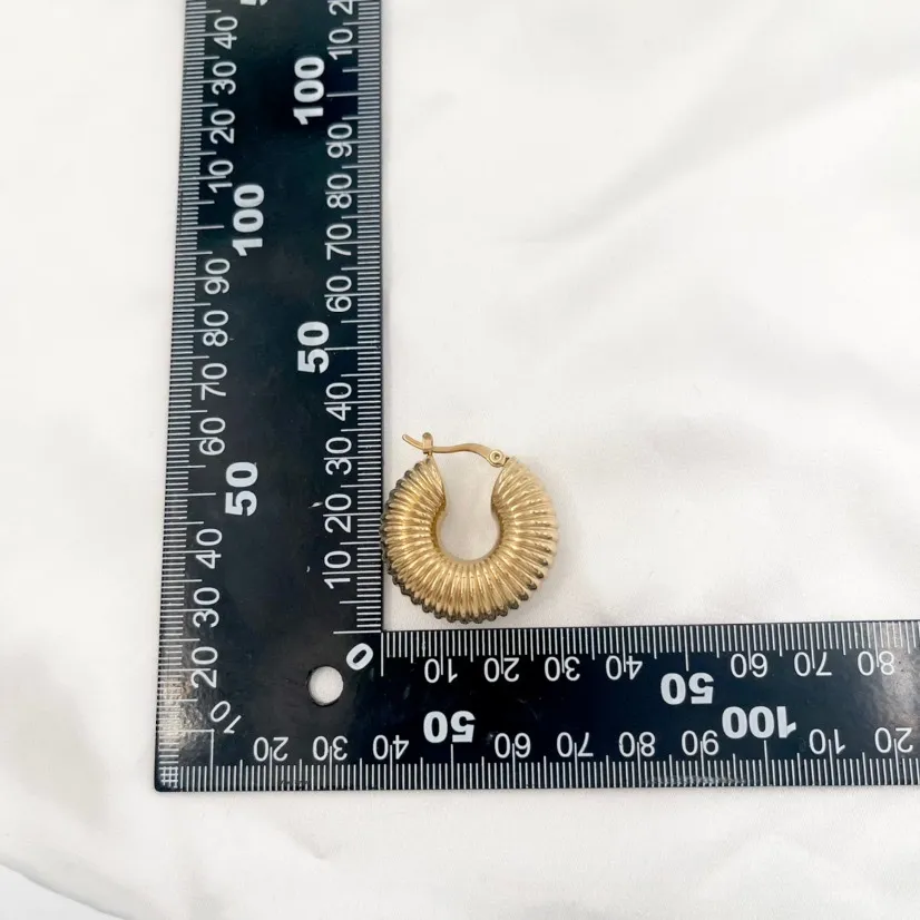 Cerchio-Orecchini in Acciaio - OAP-450-471