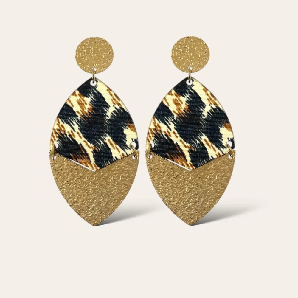 Foglia-Orecchini in Acciaio - OAP-759-59