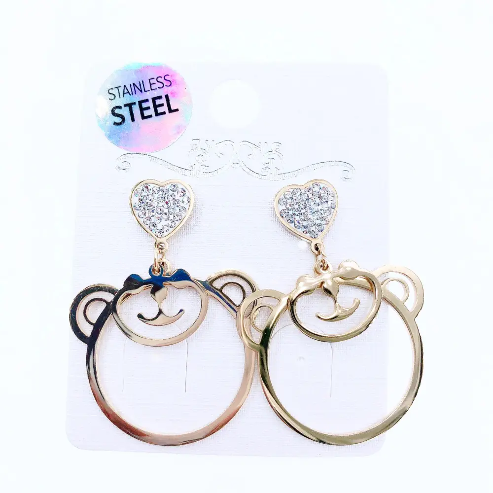 OAS- Orsetto 5067 - Orecchini in Acciaio - OAS- Orsetto 5067 - Orecchini in Acciaio