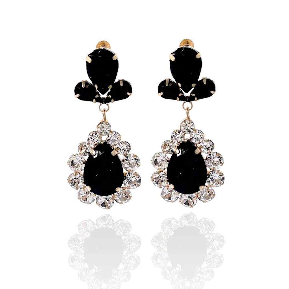 Goccia Pendente-Orecchini a Clip - OMK-520-L24