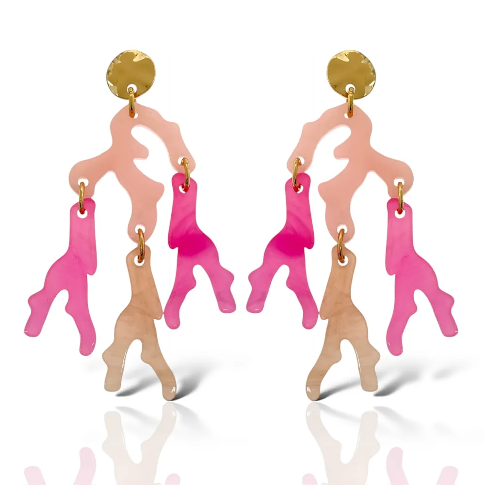 Corallo-Orecchini Moda - OMM-15535-A