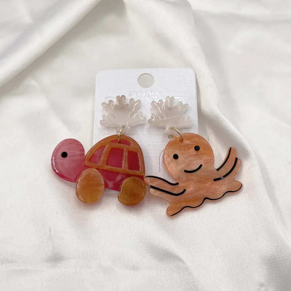 Mare Tarato Polipo-Orecchini Moda - OMM-15746