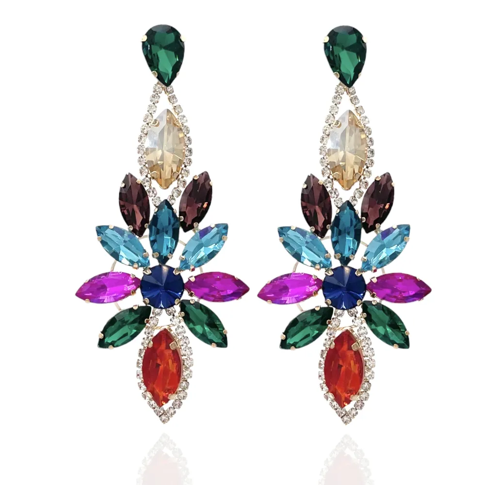 Chantelier-Orecchini Moda Vetro - OMM-159-21297