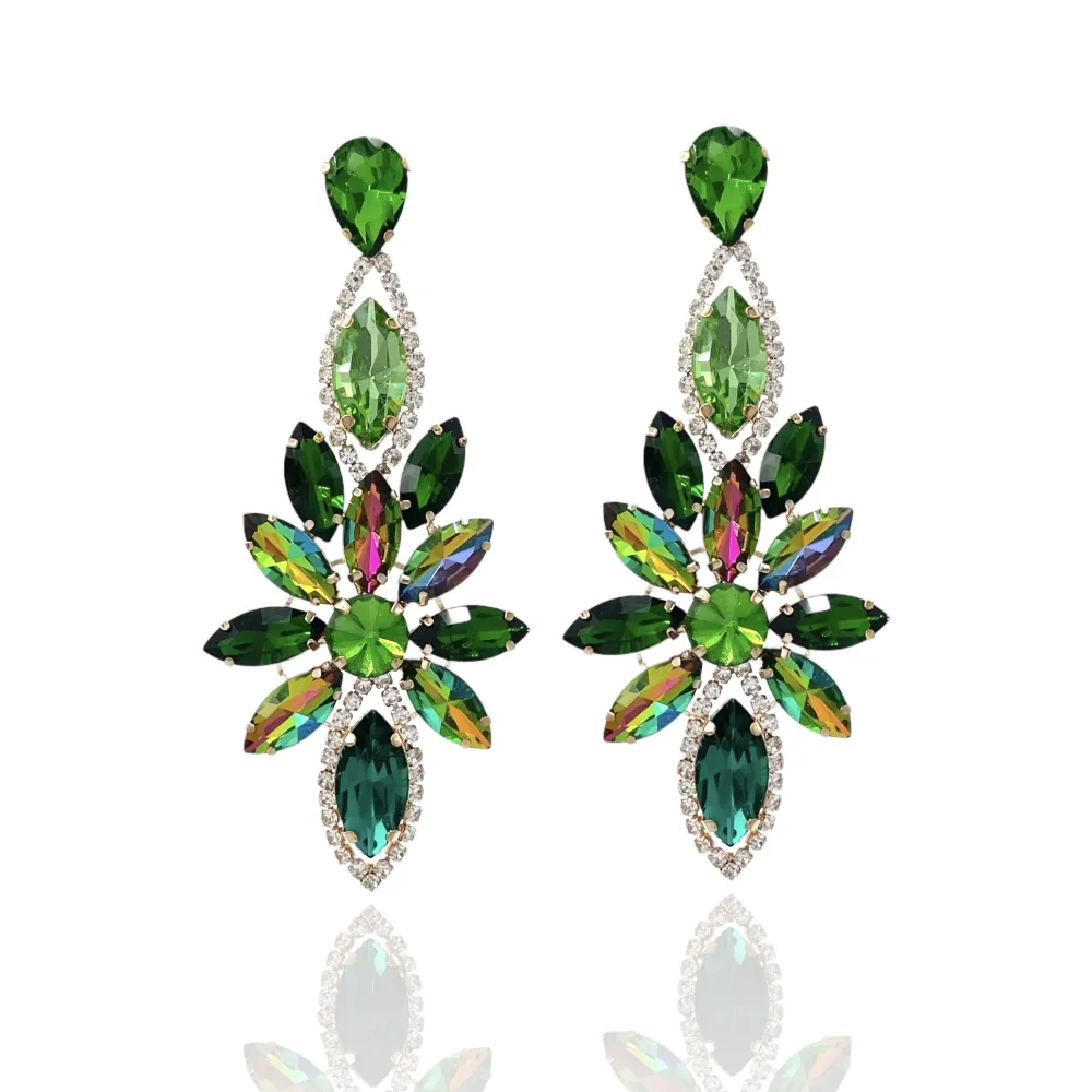 Chantelier-Orecchini Moda Vetro - OMM-159-21297