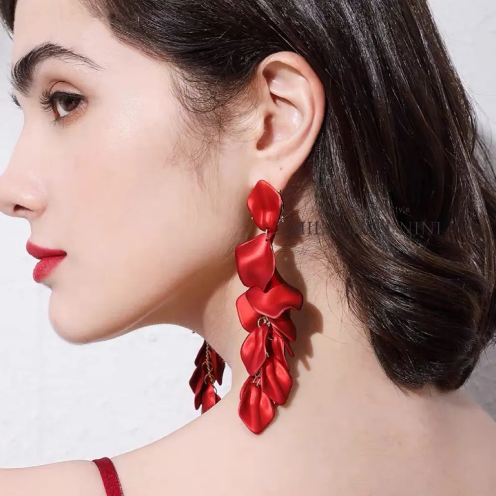 Petali Lunghi -Orecchini Moda - OMM-183-21