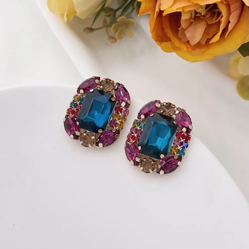 Fantasia-Orecchini Moda Vetro - OMM-381-214