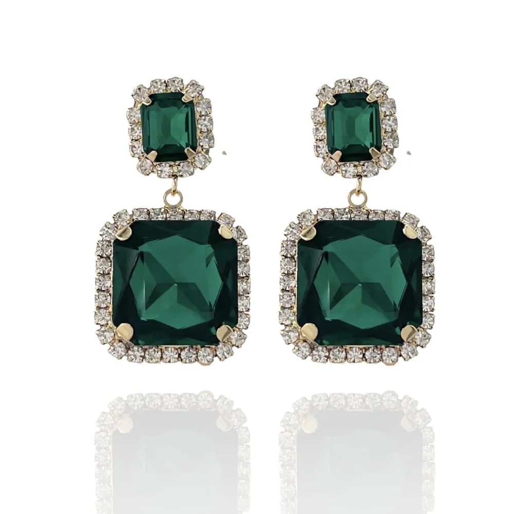 Pietra Quadrata-Orecchini Moda - OMM-520-004