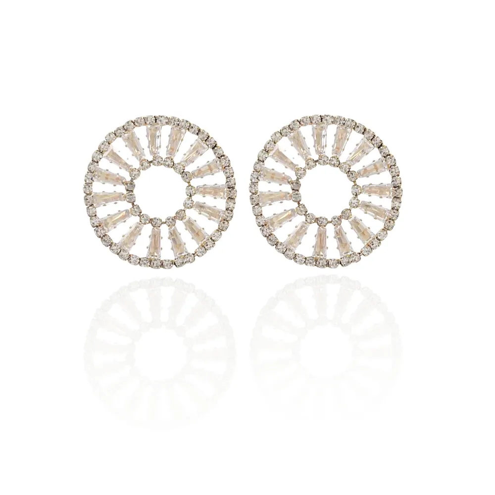 Tondo con Zirconia-Orecchini con Zirconia - OMZ-506-252