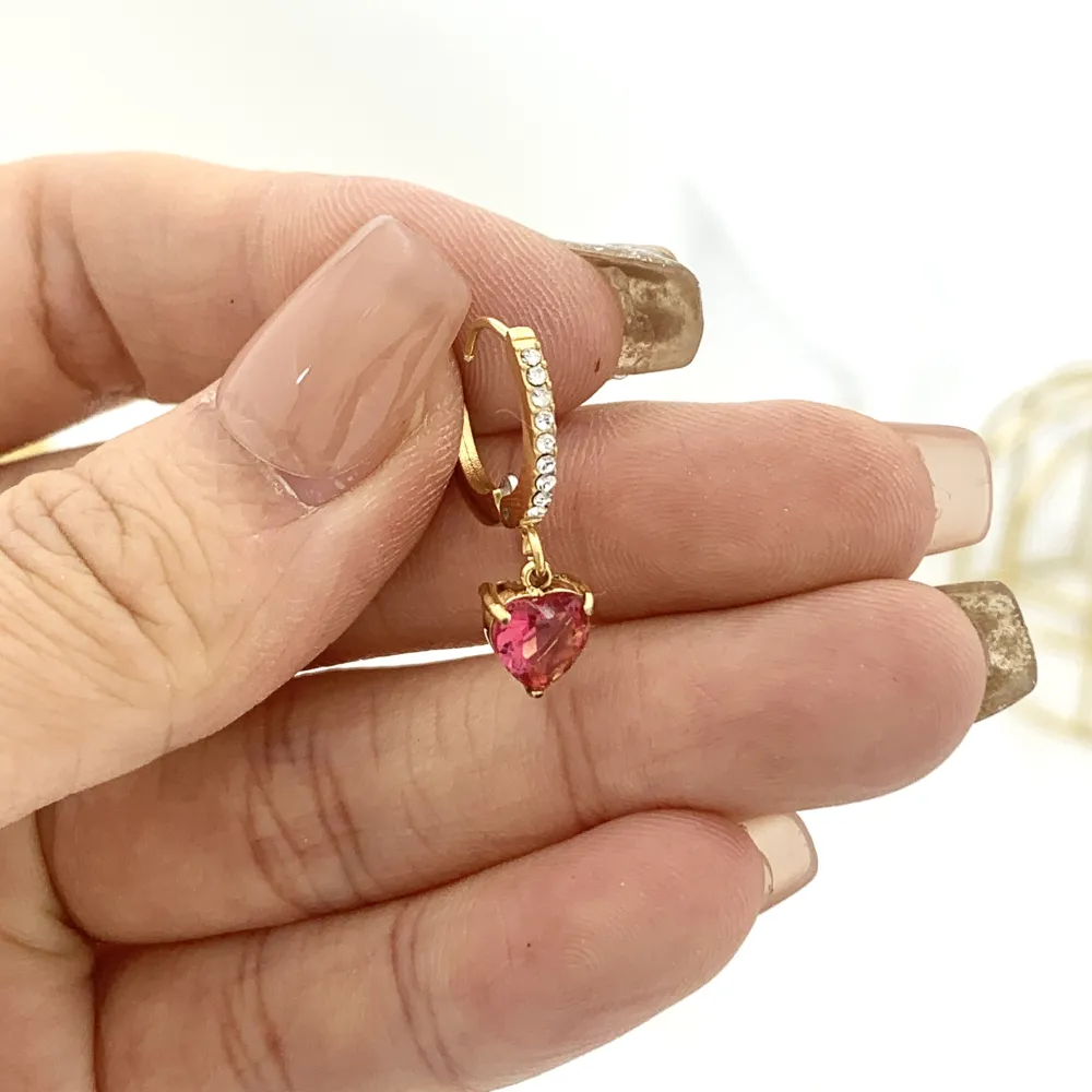 Punto Luce Cuore-12Paia Orecchini in Acciaio - OPA-103-AA2346E