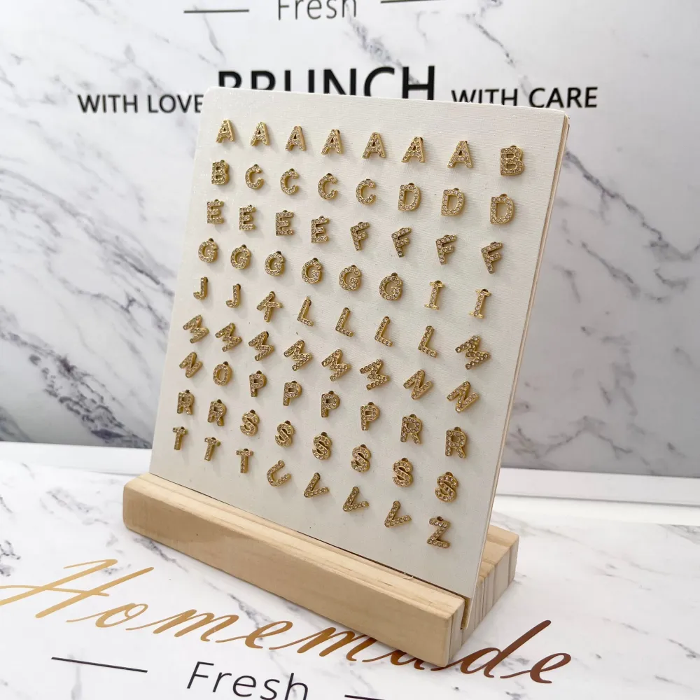 Iniziale-36 Paia Orecchini a lobo in Acciaio - OPA36-103-AA357E