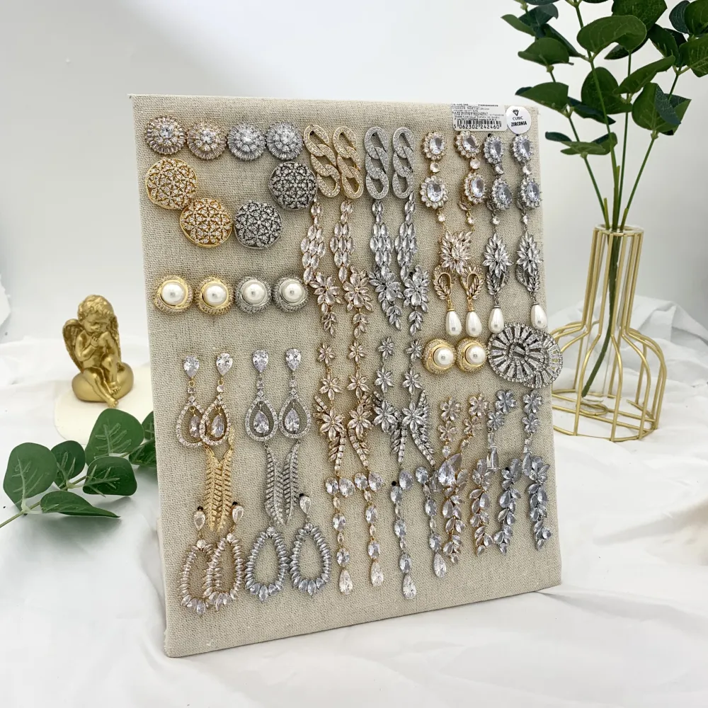 Mix Modelli con Zirconia-36Paia Orecchini con Zirconia - OPM-506-246