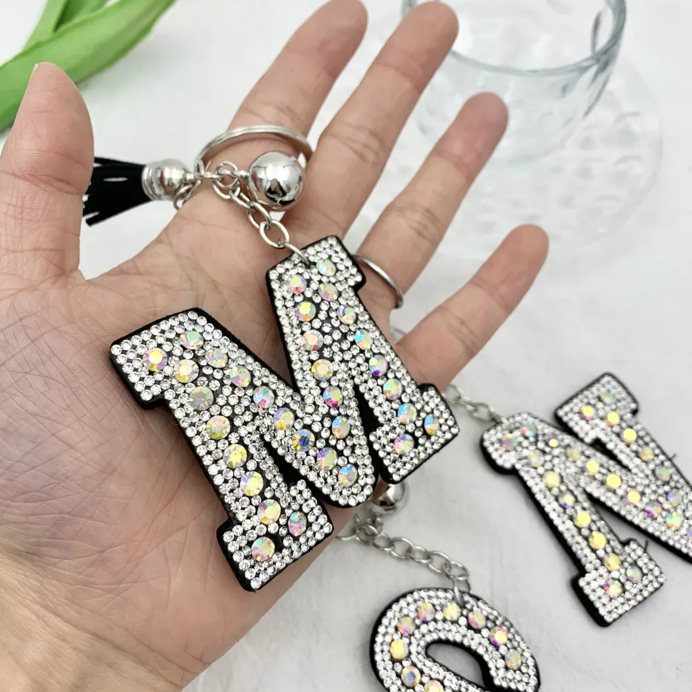 Iniziale con Strass-Portachiave Moda - PKM-146-154