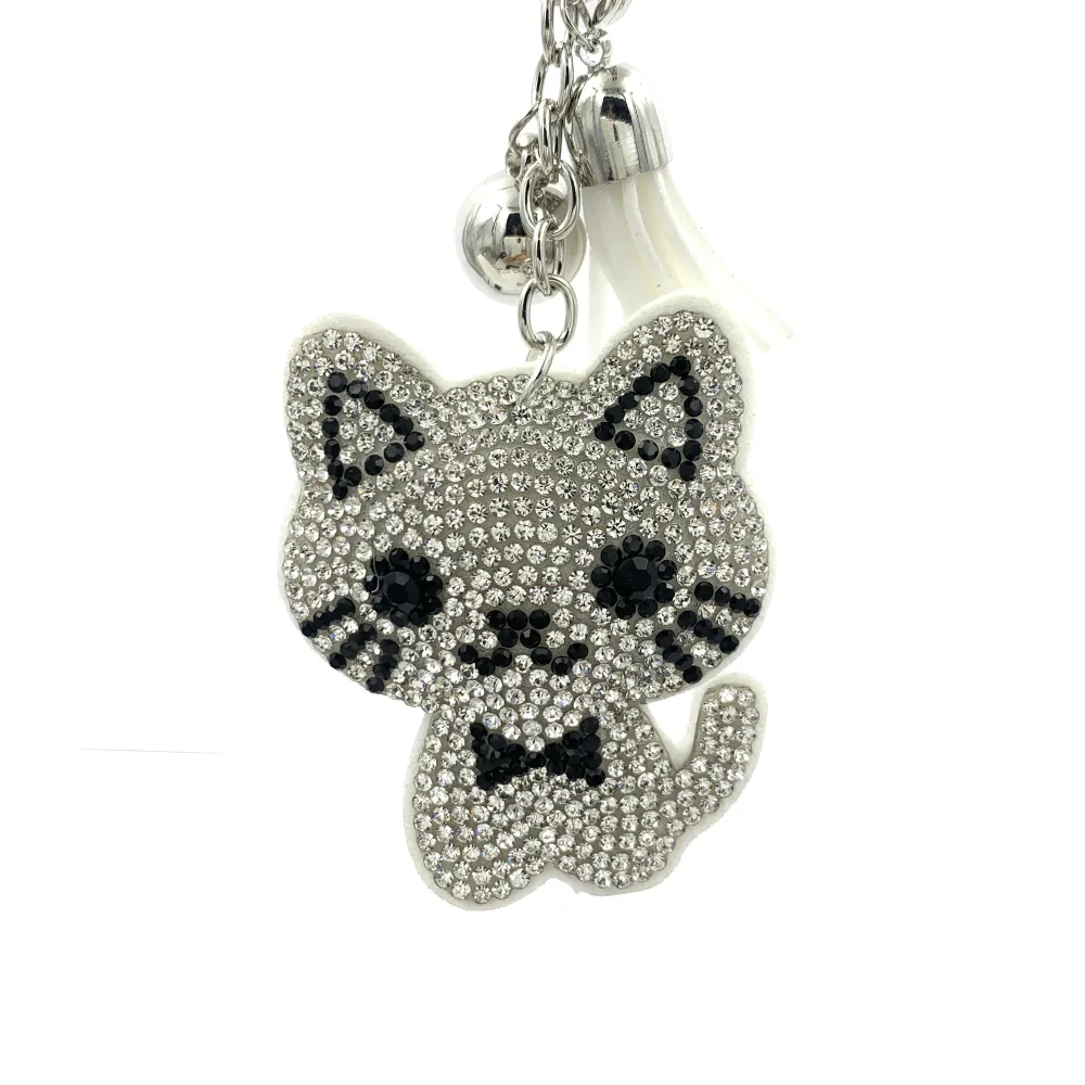 PKS7105-Gatto Misto- 12 Pz Portachiavi in Similpelle - PKM-146-158