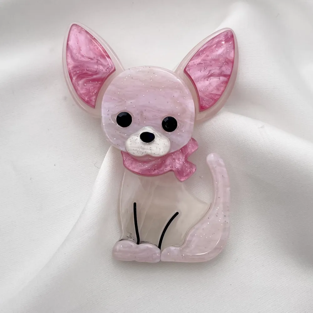 Cane Chiwawa-Spilla in Resina - SPM-0944