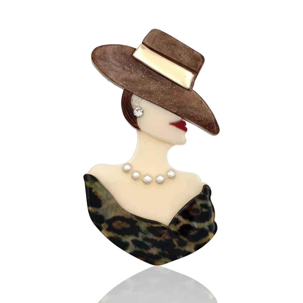 Donna-Spilla Moda in Resina - SPM-1042