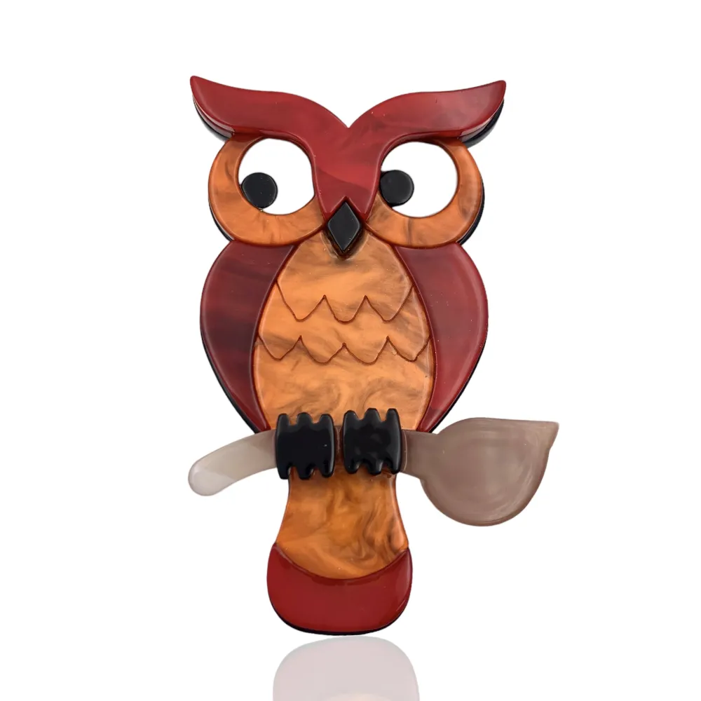 Gufo-Spilla Moda in Resina - SPM-121-69