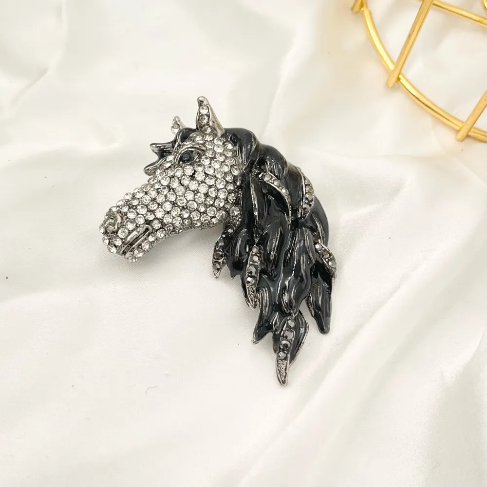 Cavallo -Spilla in Metallo - SPM-312-365