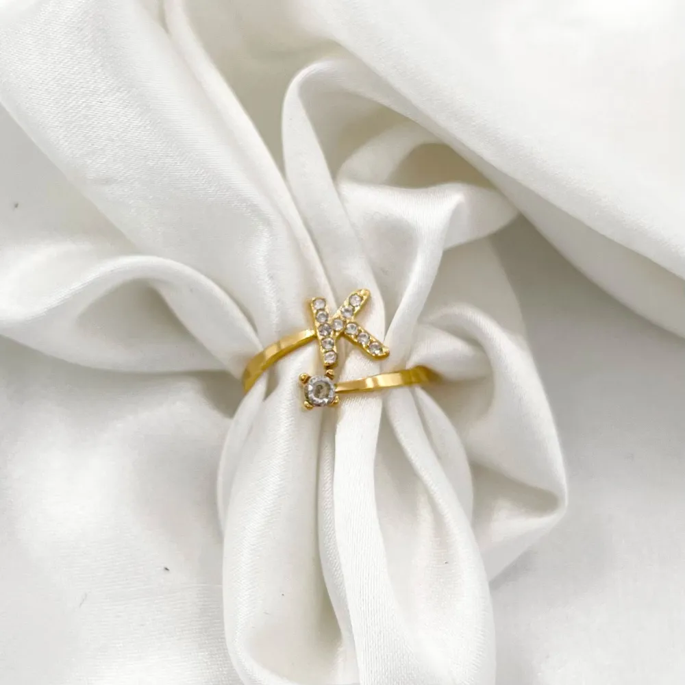 Iniziale-60 pz Anelli in Acciaio - AAR-103-AA358R