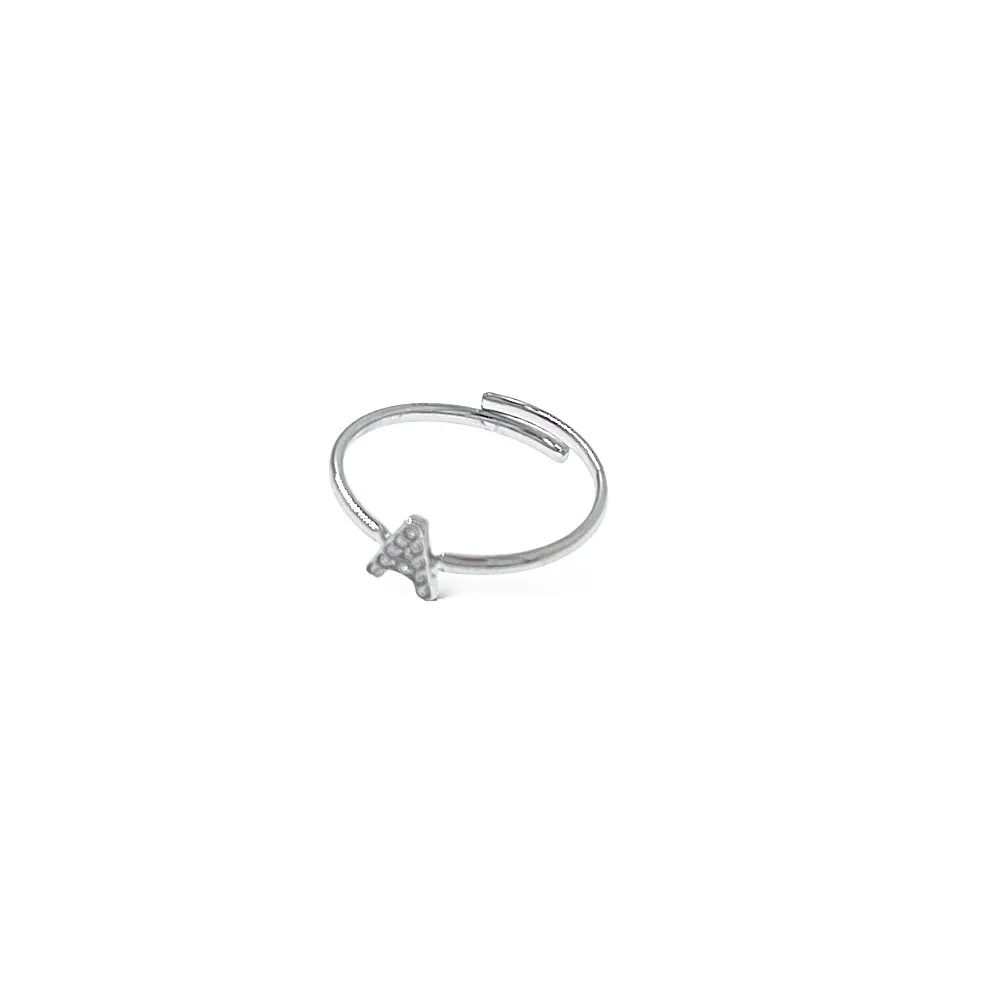 Iniziale-60 pz Anelli in Acciaio - AAR-103-AA4350R