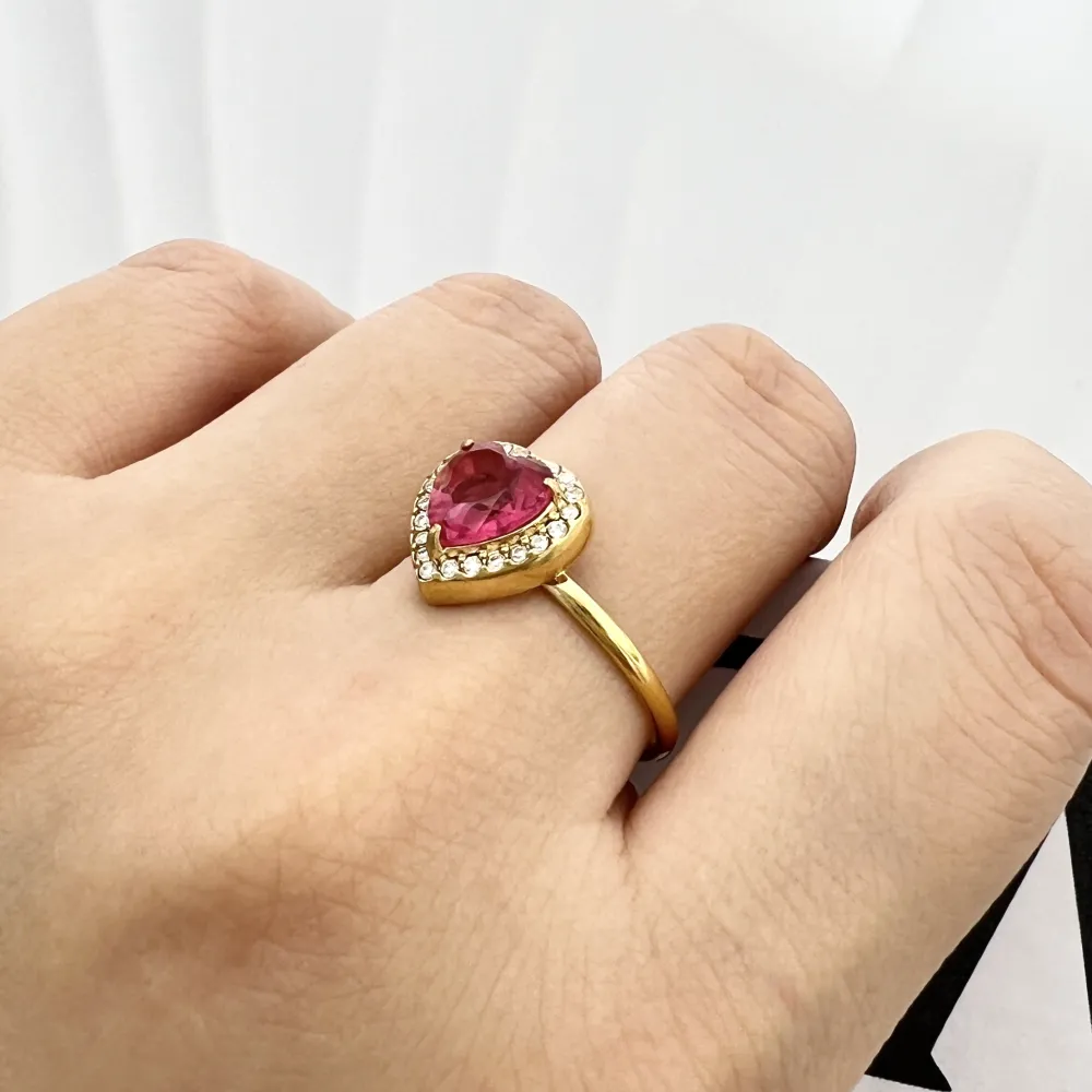 Cuore -36pz Anelli Regolabili in Acciaio - AAR-103-AA4707R