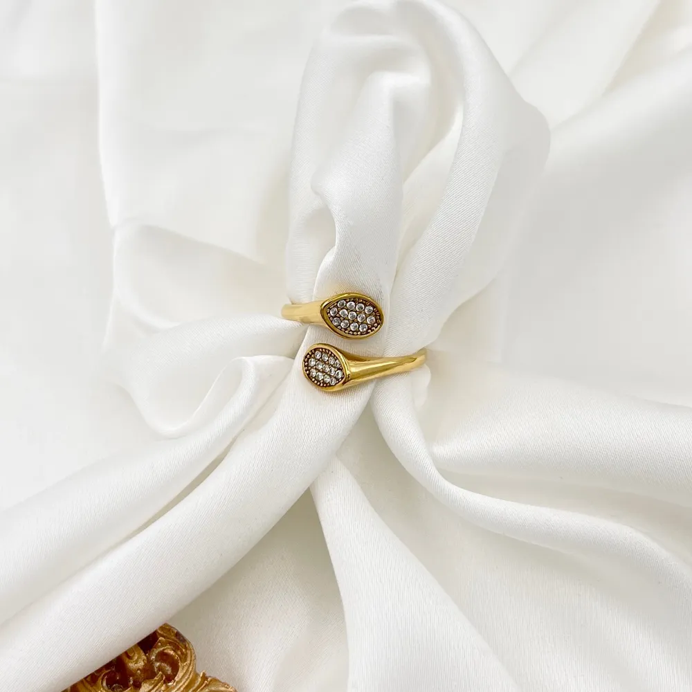 Semplice -Anello Regolabile in Acciaio - AAR-103-AA5180R