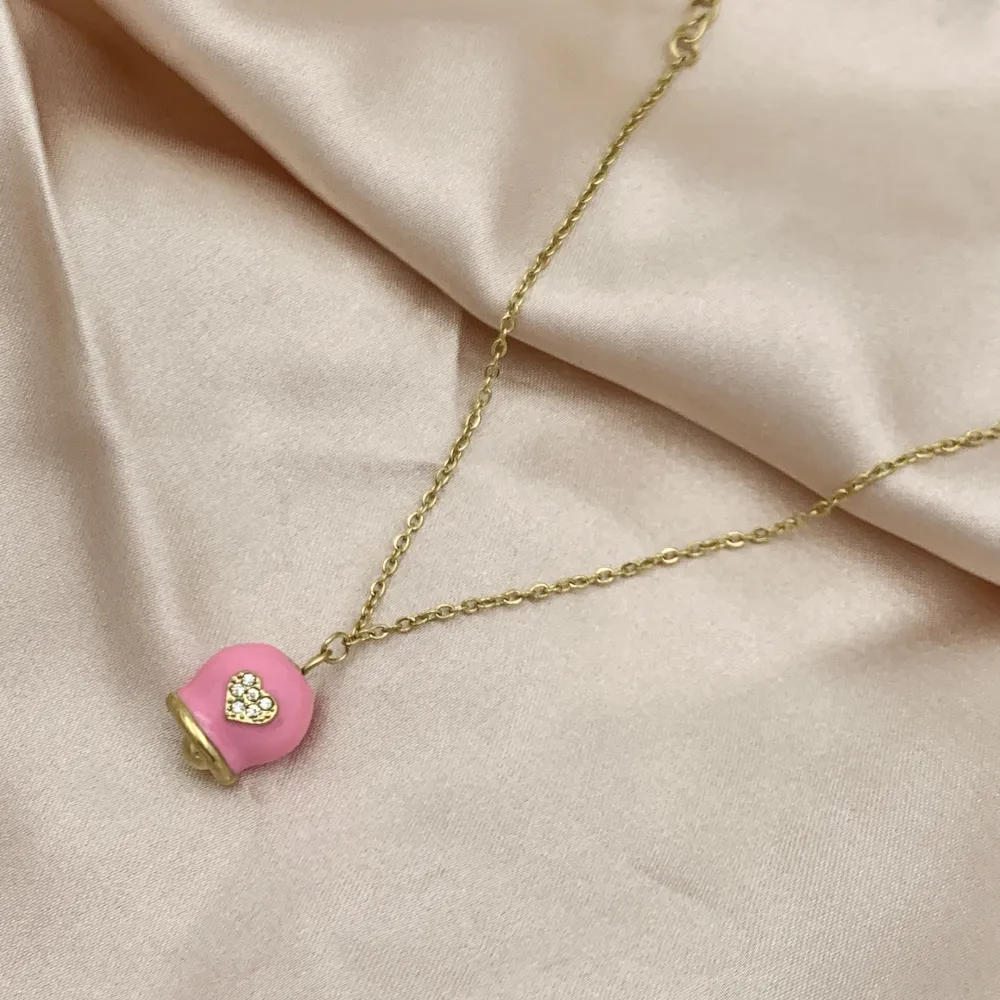 Campanello Smaltato-Bracciale in Acciaio con Chiusura - BAC-103-AA2699B