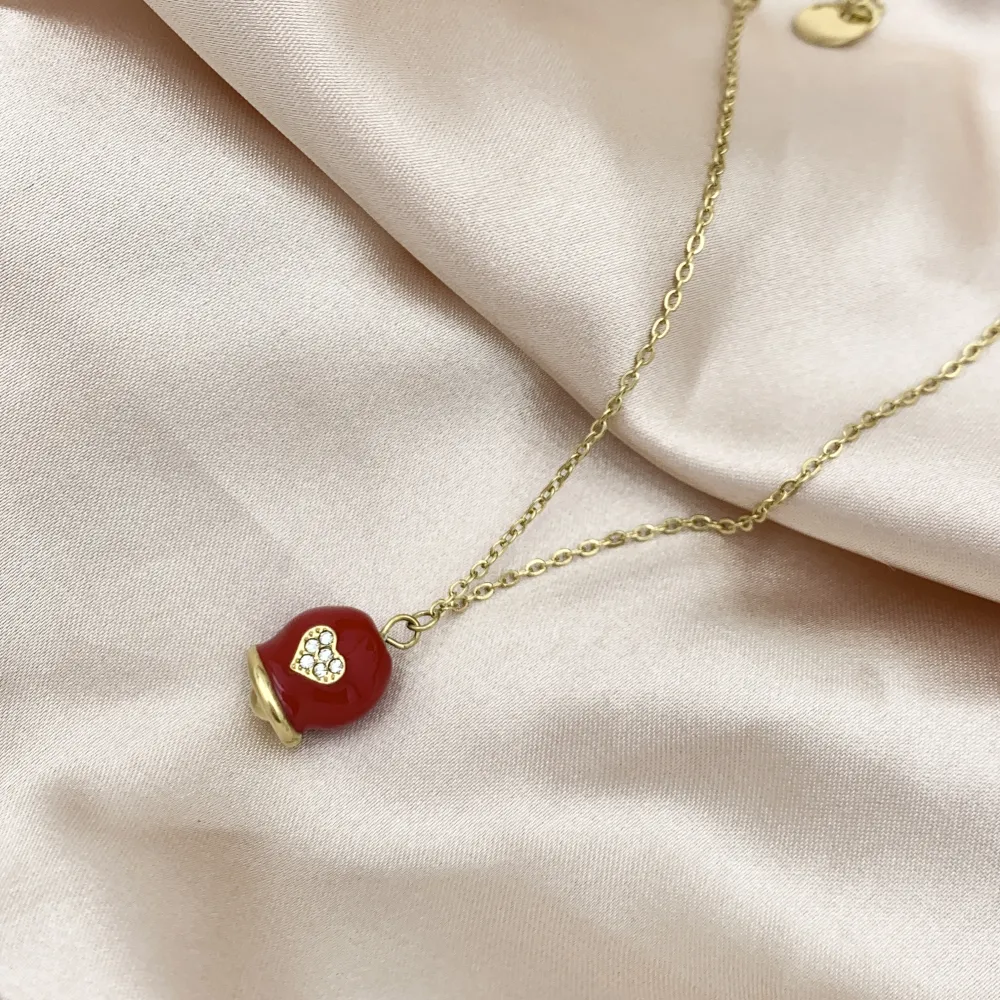 Campanello Smaltato-Bracciale in Acciaio con Chiusura - BAC-103-AA2699B