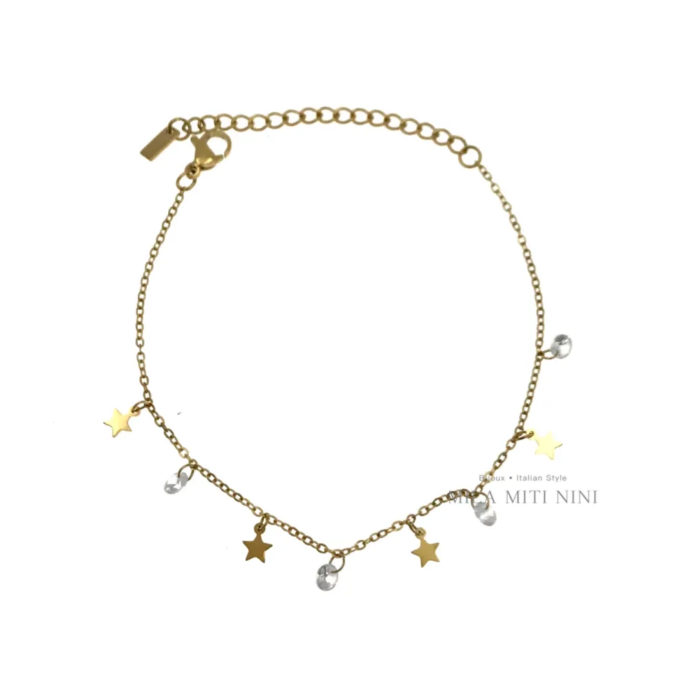 BAC413-1240-P.luci a Goccia-Bracciale in Acciaio - BAC413-1240