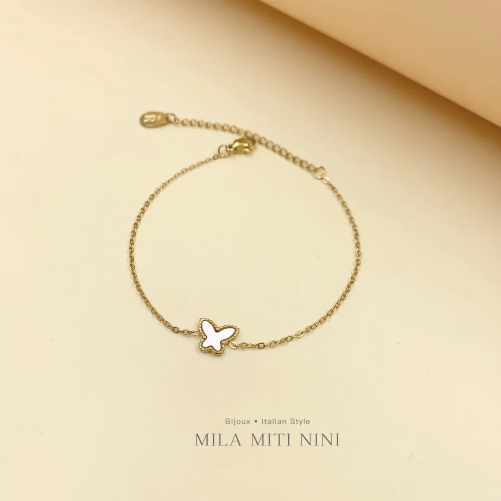 Farfalla -Bracciale in Acciaio con Chiusura - BAC-413-1762