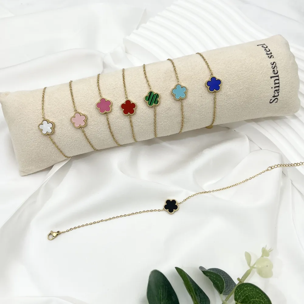 Fiore-Bracciale in Acciaio - BAC-413-2035