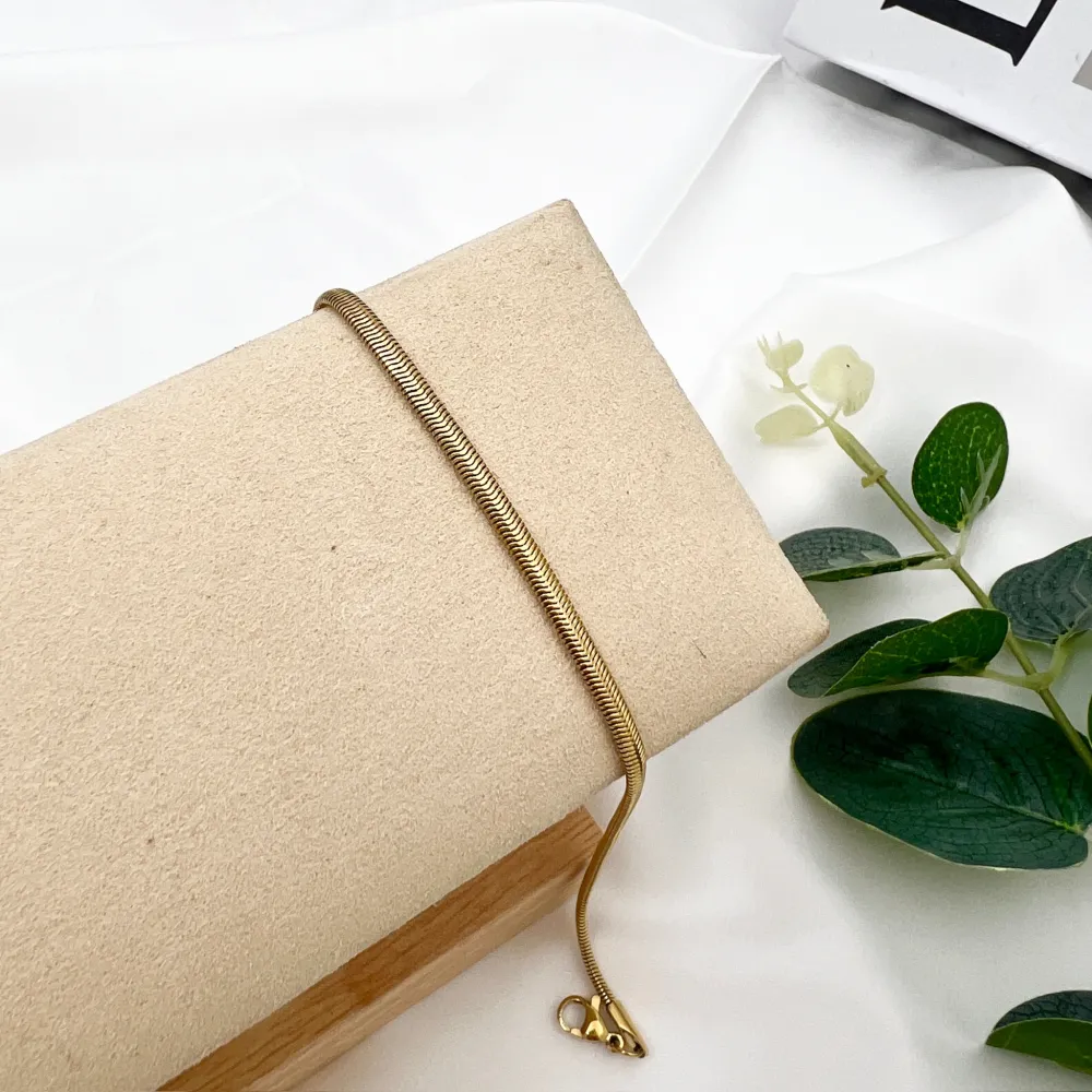 Serpente 3mm -Bracciale in Acciaio - BAC-413-3126