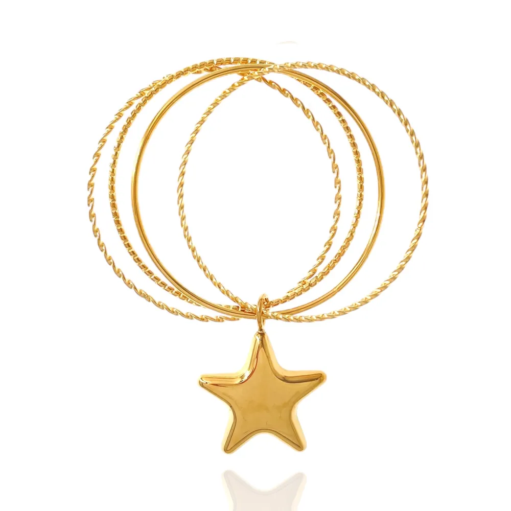 Stella-Bracciali Multifili Rigidi in Acciaio - BAR-103-AA3367B