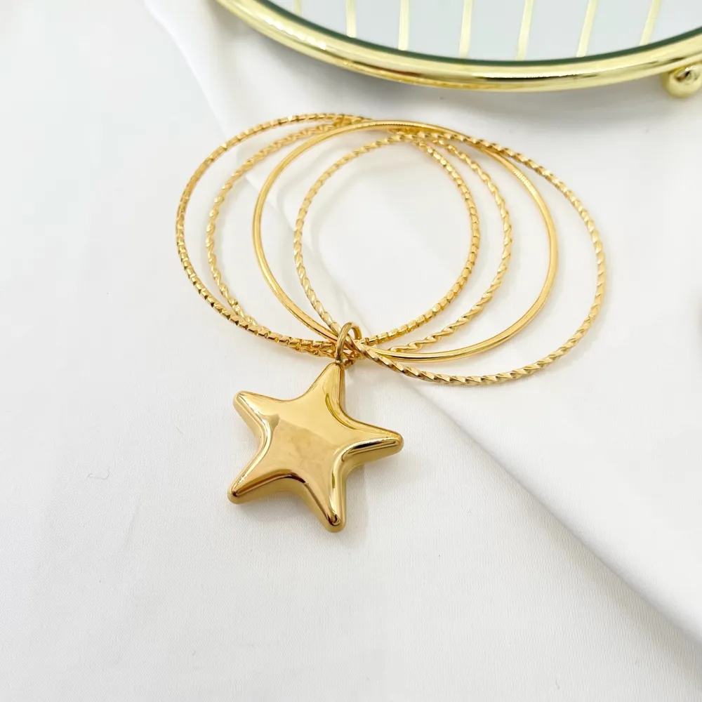 Stella-Bracciali Multifili Rigidi in Acciaio - BAR-103-AA3367B