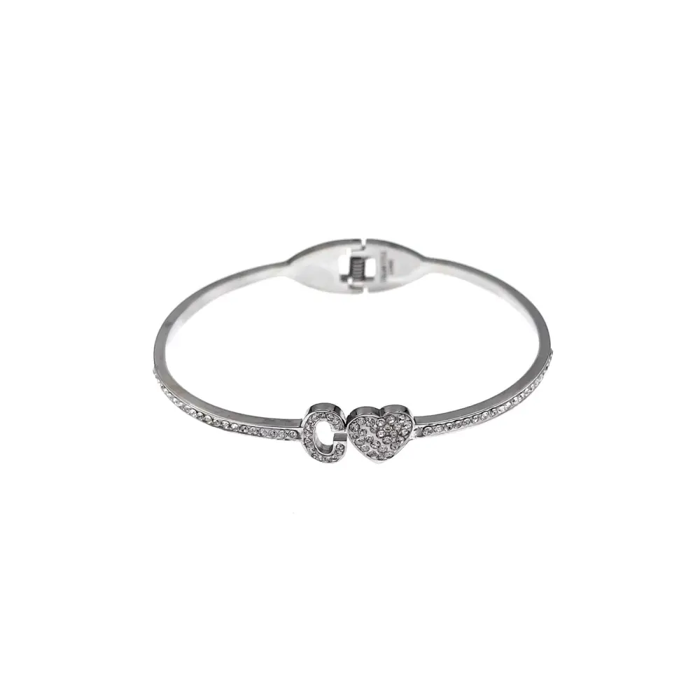 Iniziale-Bracciale Rigido in Acciaio - BAR413-1083