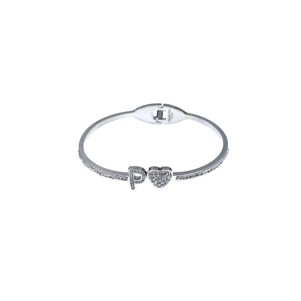 Iniziale-Bracciale Rigido in Acciaio - BAR413-1083