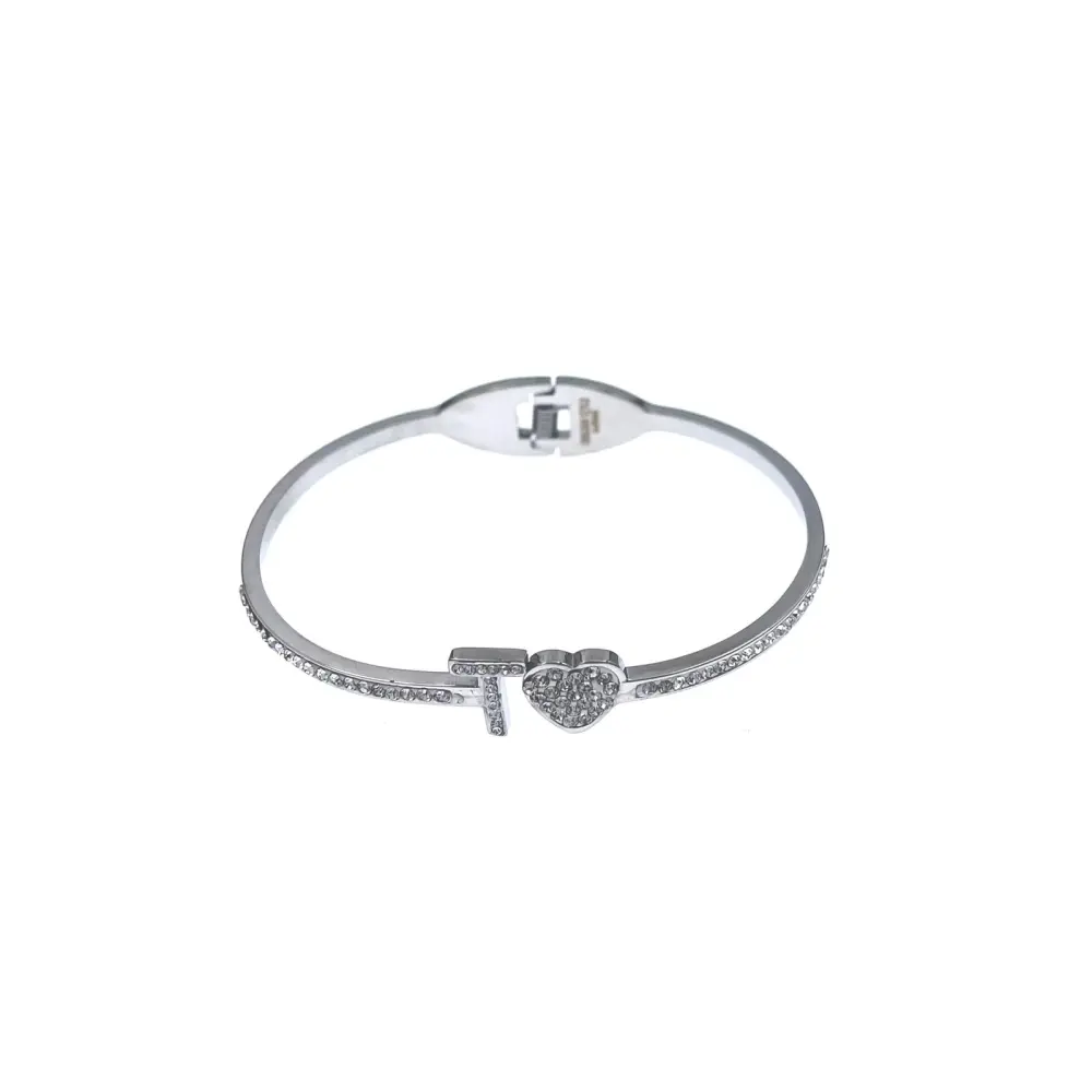 Iniziale-Bracciale Rigido in Acciaio - BAR413-1083