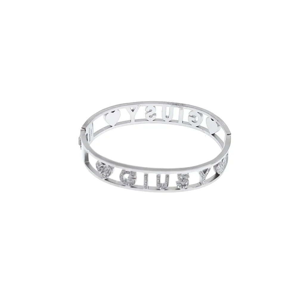 NOME-Bracciale Rigido in Acciaio - BAR413-67