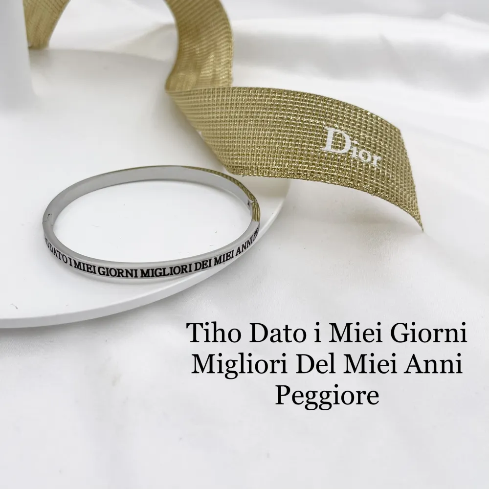 Bracciale a Catena in Acciaio - BAR7751-Scritte da N.1 a 25- Bracciale Rigido in Acciaio