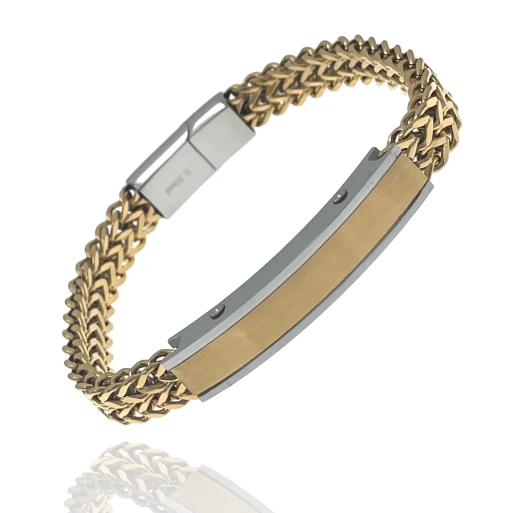 Senplice-Bracciale da Uomo in Acciaio - BAU-208-308