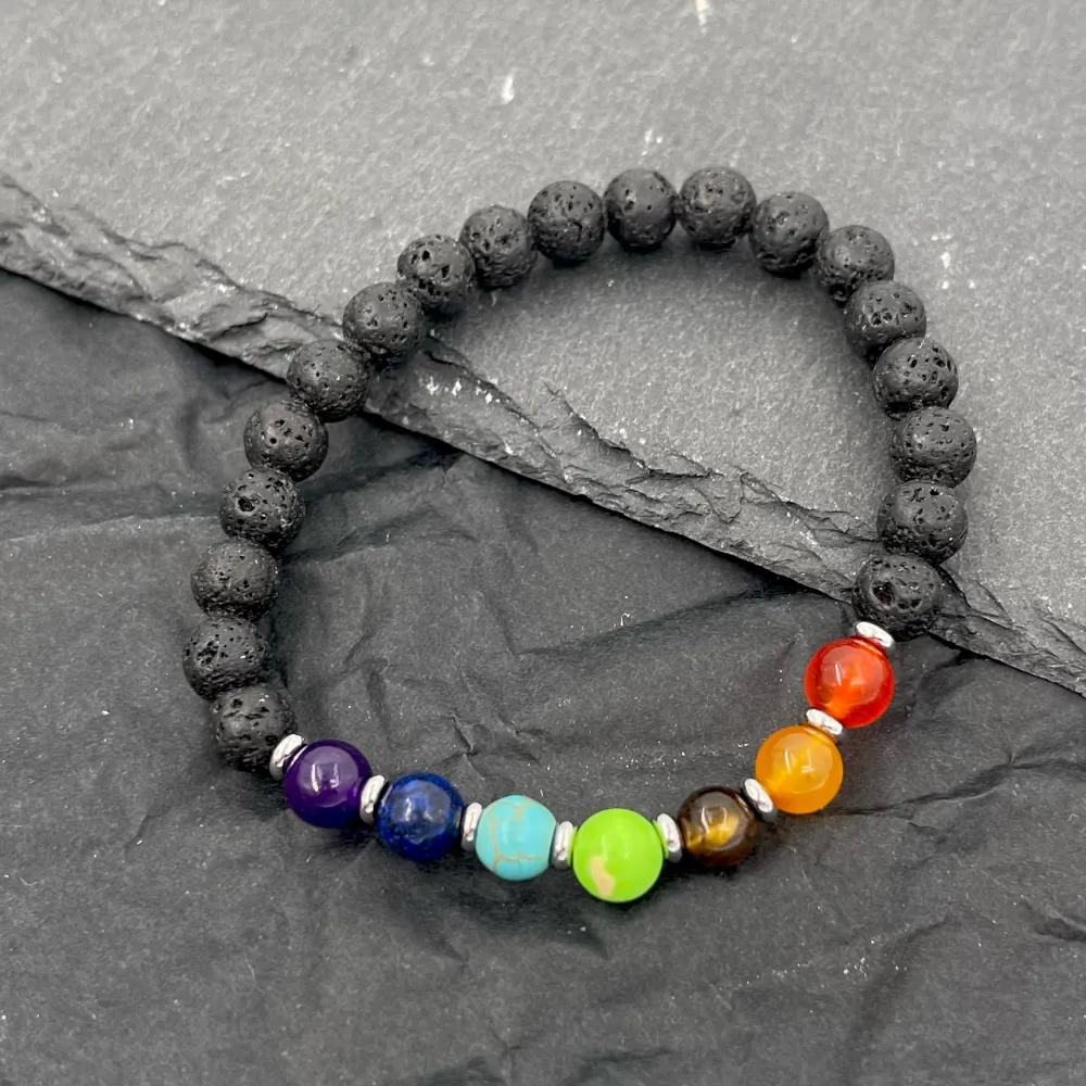 Pallina Semplice 6mm-Bracciale Elastico in Acciaio da Uomo - BAU-480-R30 6mm