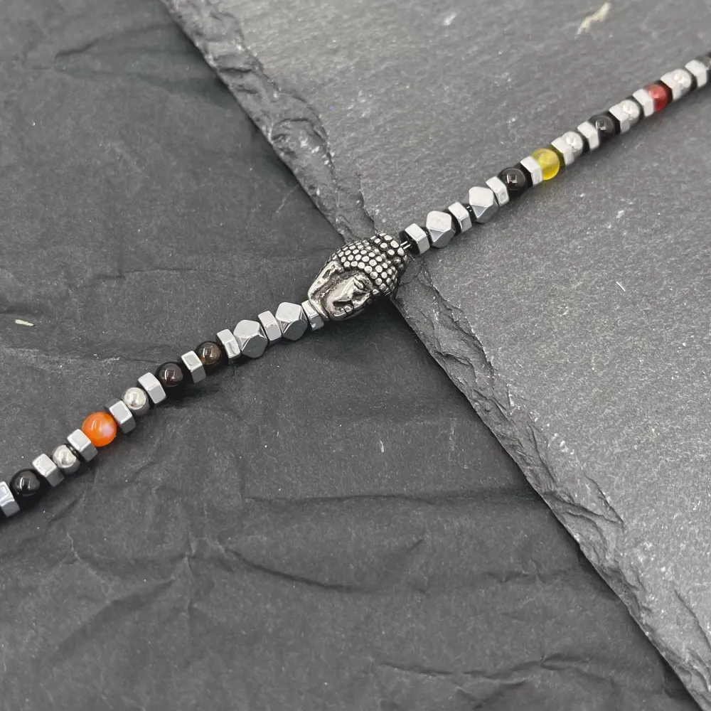 Buddha-Bracciale in Acciaio con Chiusura - BAU-600-274 4mm