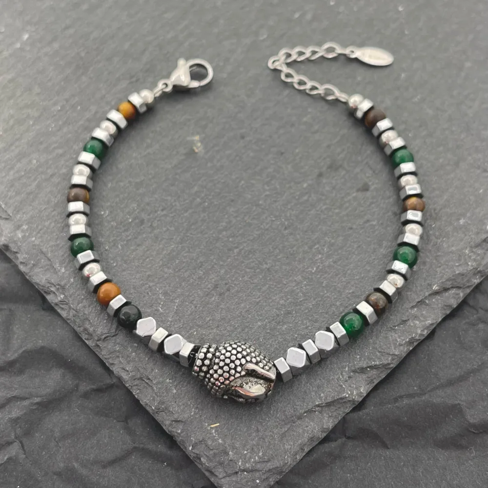 Buddha-Bracciale in Acciaio con Chiusura - BAU-600-274 4mm