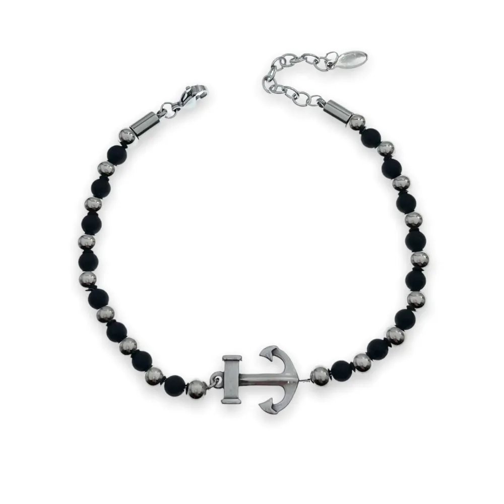 A'ncora-Bracciale in Acciaio da Uomo - BAU-600-B210