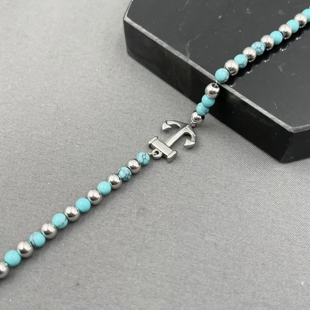 A'ncora-Bracciale in Acciaio da Uomo - BAU-600-B210