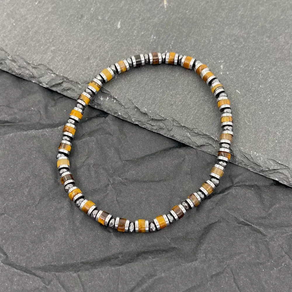 Semplice-Bracciale Elastico in Acciaio da Uomo - BAU-600-BMS30080