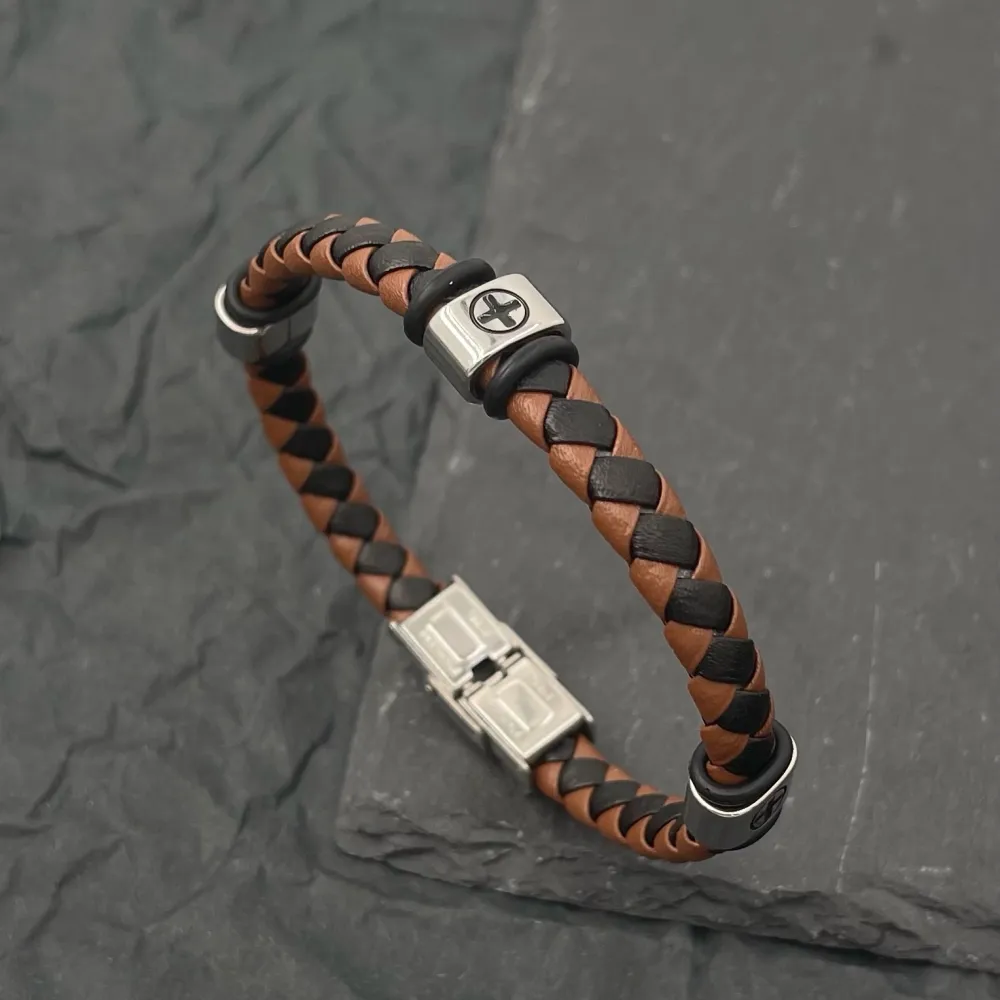 Crcoe-Bracciale in Acciaio da Uomo - BAU-600-H255