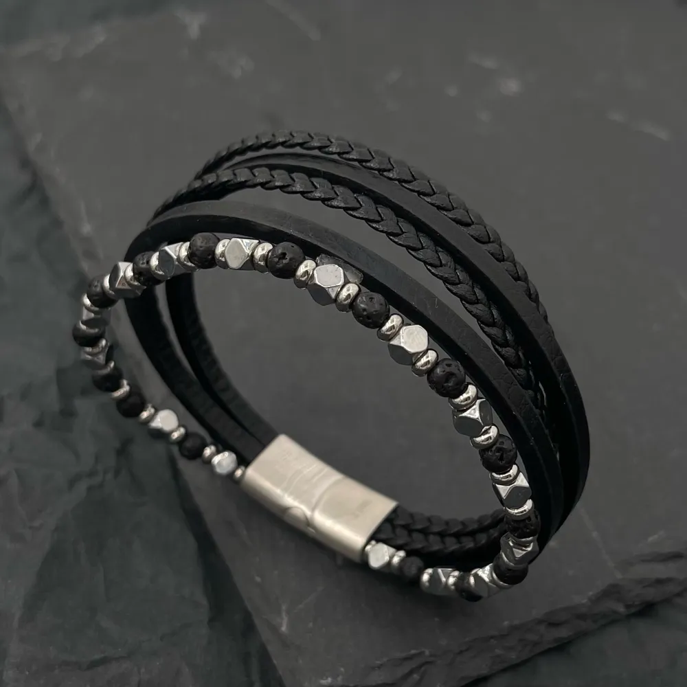 Multifili -Bracciale in Acciaio da Uomo - BAU-600-H260