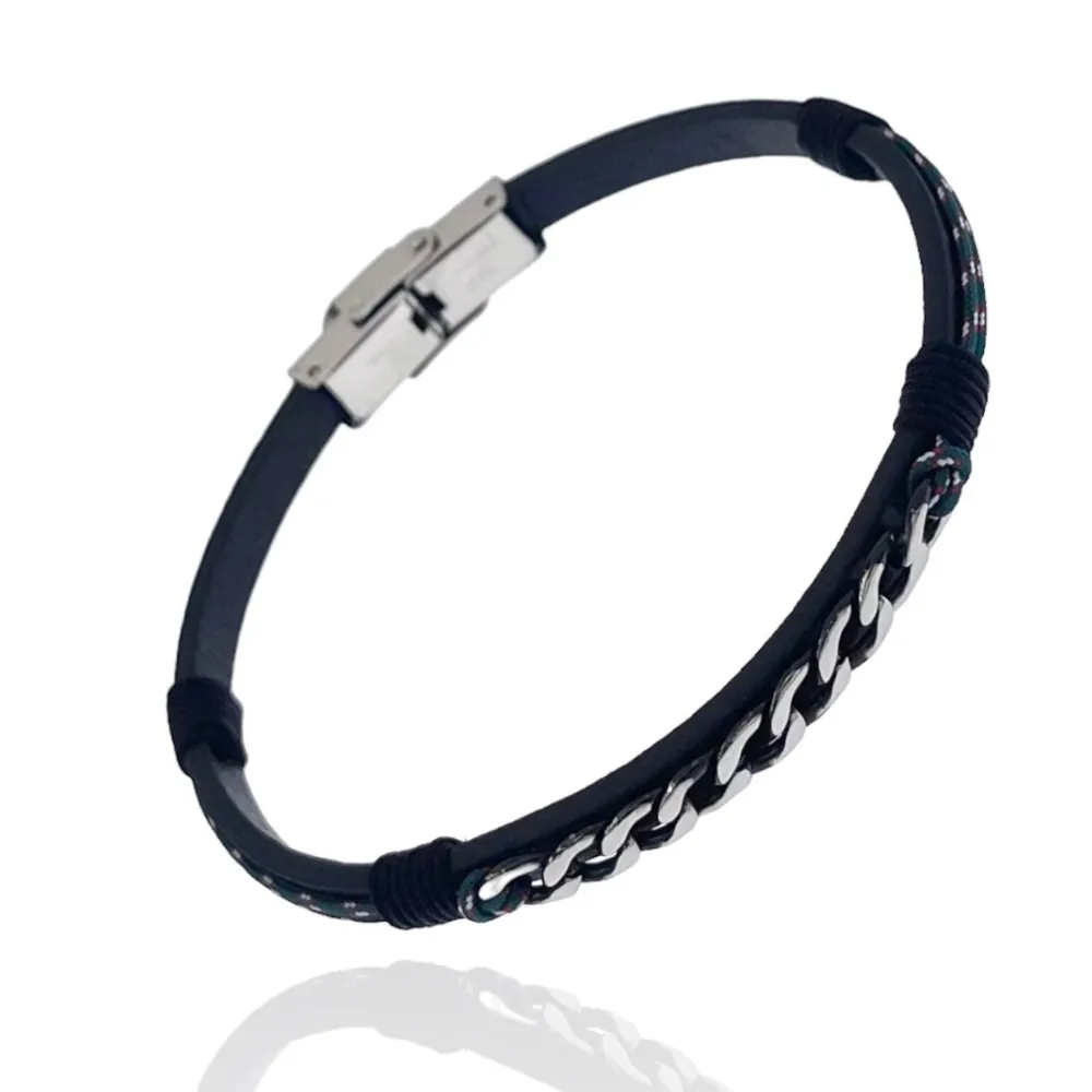 Catena-Bracciale in Acciaio da Uomo - BAU-600-H264