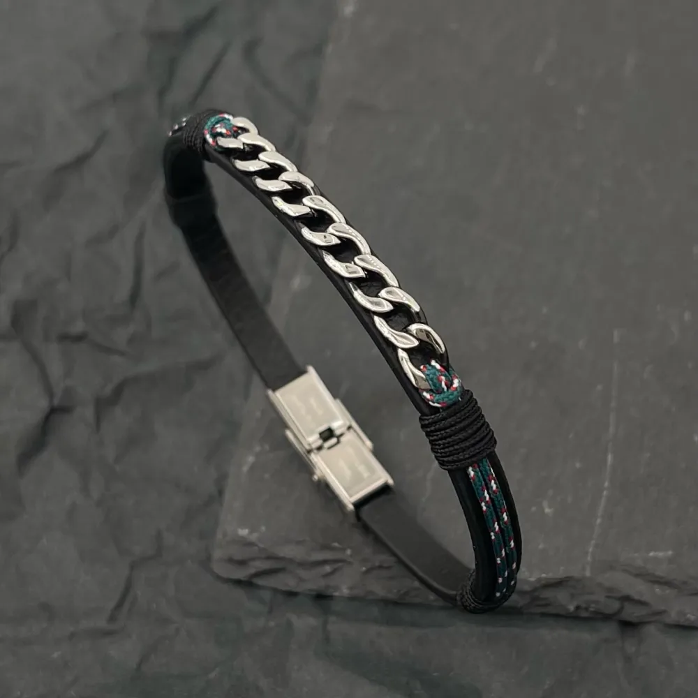 Catena-Bracciale in Acciaio da Uomo - BAU-600-H264