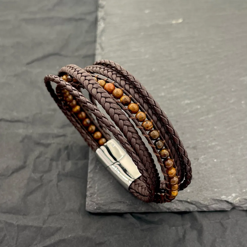 Multifili -Bracciale in Acciaio da Uomo - BAU-720-24